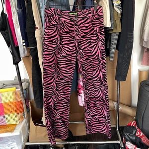PINK ZEBRA PANTS